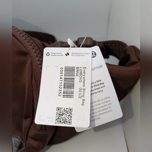Lululemon Everywhere Sling Belt Bag Fanny Pack 2.5L Brown Earth - Picture 3 of 8
